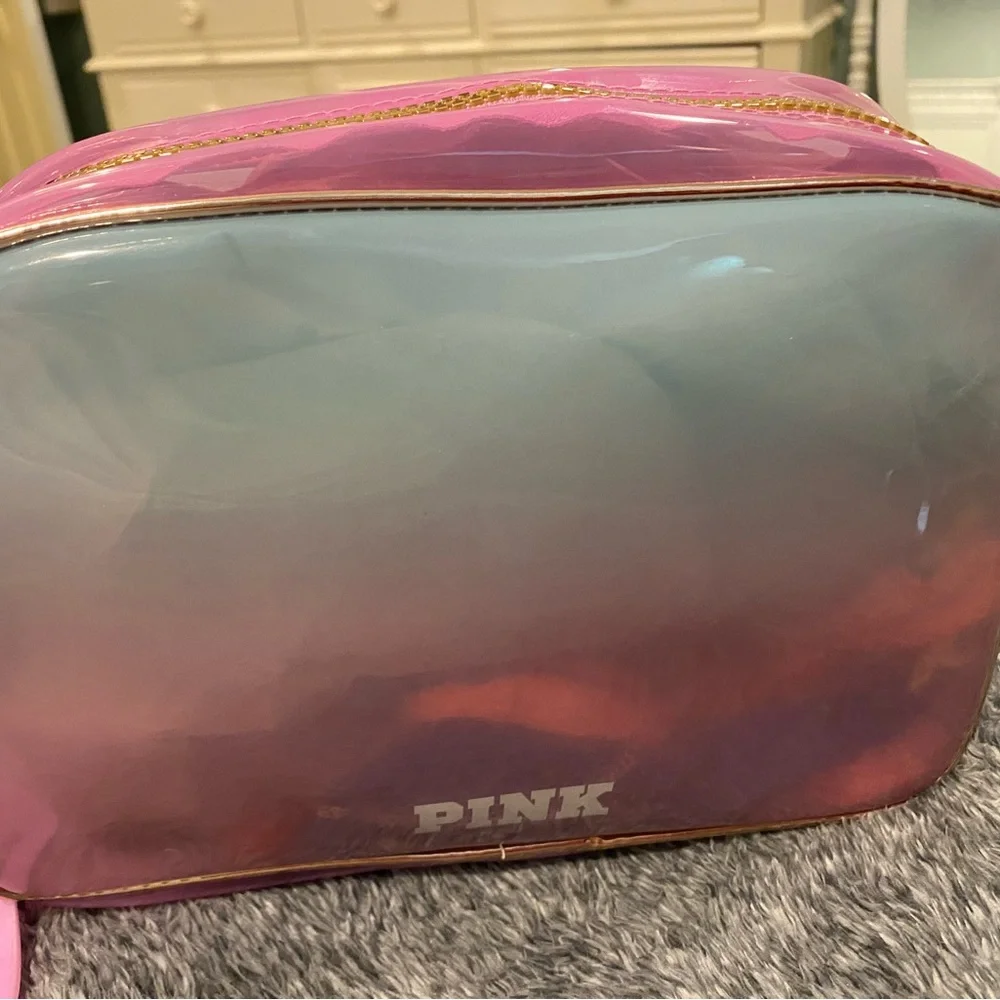 2 COACH New York Compact Mirror Glitter Heart ❤️ and 🦋 Free PINK Makeup NWT - Picture 5 of 5